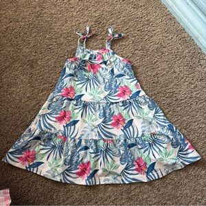 Tommy Bahama Kids Dress with Blue and Pink Floral